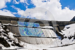 Dam; Grimsel, Switzerland photo