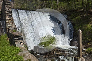 Dam on Hockanum River, Rockville, Connecticut.