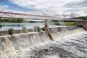 Dam in Kavarskas, Lithuania