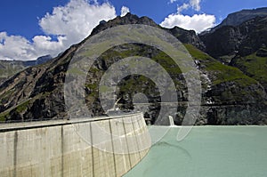Dam of Lake Mauvoisin