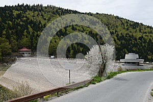 The dam on lake Mavrovo on Macedonia