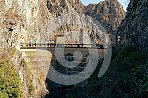 Dam at Matka canyon in Macedonia