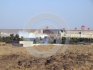 Dam of the Merowe hydroelectric power station