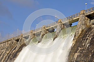Dam over Zadorra river, Basque Country