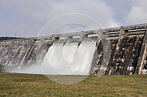 Dam over Zadorra river, Basque Country (Spain)