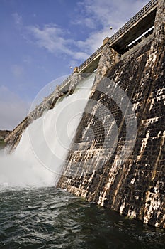 Dam over Zadorra river (Spain)