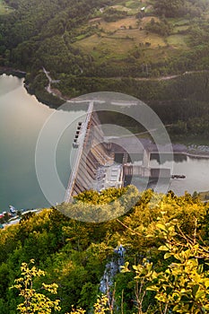 Dam Perucac on a Drina river.