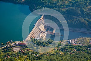 Dam Perucac on a Drina river.