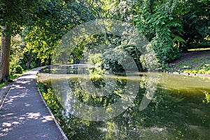 The Dam in The Rai park, High Wycombe photo