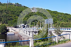The dam on the river