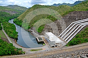 Dam and river