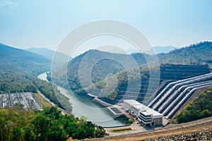 Dam srinakarin green mountain lake power plant