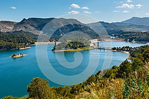 Dam Tajo de la Encantada in gorge Chorro photo