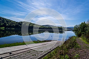 Dam in the town of Swinna PorÄ™ba, Poland