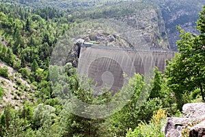 Dam Vaiont. Province Belluno, Italy