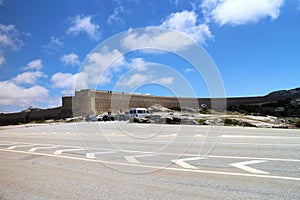 Dam wall of Lagoa Comprida photo