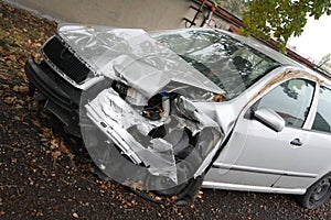 Damage car