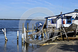 Damage from Hurricane Matthew, Vilano Beach, Florida photo