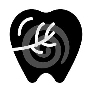 Damage vector glyph flat icon