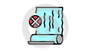 damaged badly pasted wallpaper color icon animation