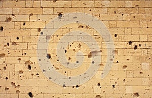 Damaged Brick Wall, textured background