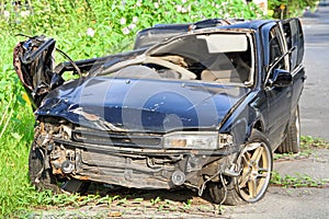 Damaged car