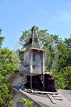 Damaged Church Roof