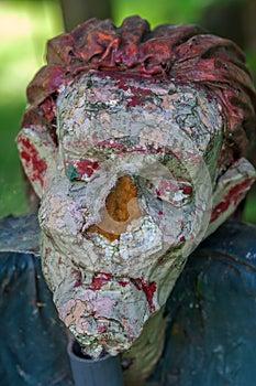 Damaged face