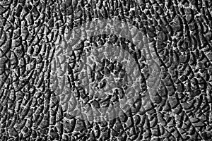 Damaged glass pattern in black and white