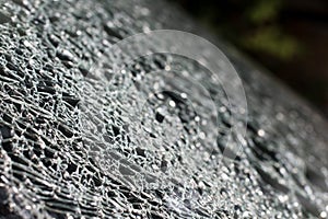 Damaged glass pattern