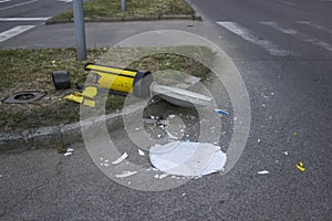 Damaged road sign 2