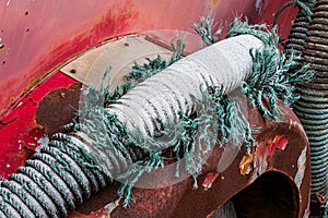 Damaged suction hose