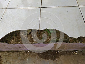 damaged tile floors due to poor workmanship