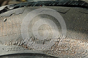 Damaged Tyre