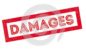Damages rubber stamp