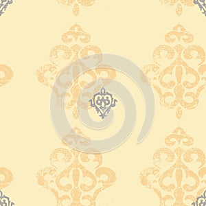 Damask pattern.