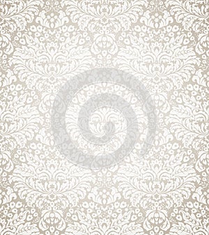 Damask seamless floral pattern