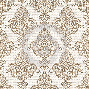 Damask seamless pattern