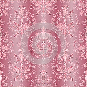 Damask seamless pattern for design