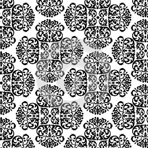 Damask wallpaper