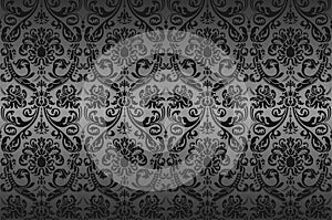 Damask wallpaper