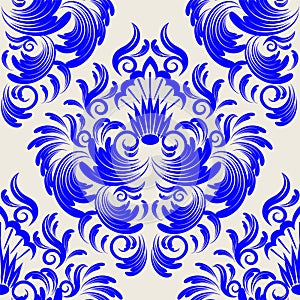 Damask wallpaper