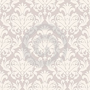 Damask wallpaper pattern