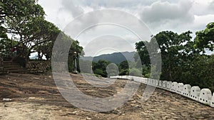 Dambulla, Sri Lanka, parking near the temple