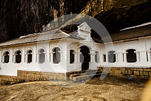 Dambulla temple in Sri Lanka