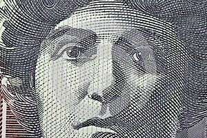 Dame Nellie Melba a closeup portrait from Australian money