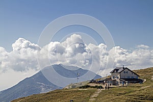 Damiano-Chiesa hut in the Monte Baldo area