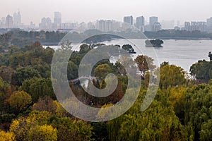 Daming Lake in Autumn, Jinan, China