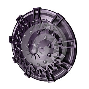 Damnatium Round Shield