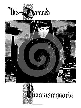 The Damned 1985 Phantasmagoria vector illustration.